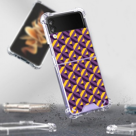 เคส Crystal Hybrid Case [ Pattern Collection Vol.2 ] สำหรับ Samsung Galaxy Z Flip 3