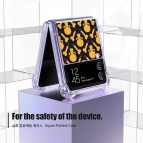 เคส Crystal Hybrid Case [ Pattern Collection Vol.3 ] สำหรับ Samsung Galaxy Z Flip 3