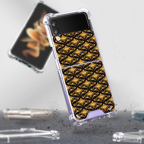 เคส Crystal Hybrid Case [ Pattern Collection Vol.3 ] สำหรับ Samsung Galaxy Z Flip 3