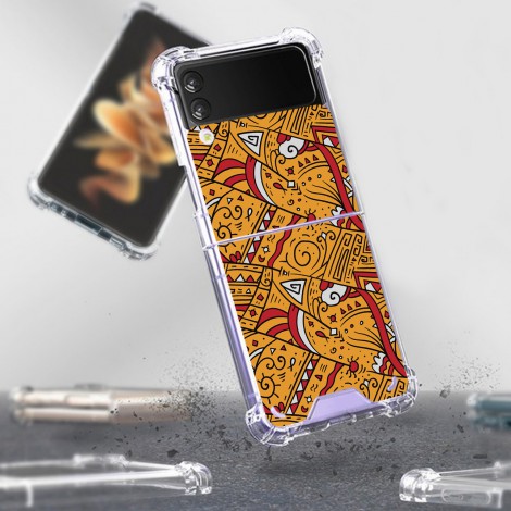 เคส Crystal Hybrid Case [ Pattern Collection Vol.3 ] สำหรับ Samsung Galaxy Z Flip 3