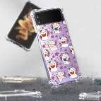 เคส Samsung Galaxy Z Flip 3 [ LUCKY CAT ] Crystal Hybrid Case