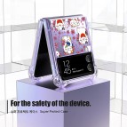 เคส Samsung Galaxy Z Flip 3 [ LUCKY CAT ] Crystal Hybrid Case