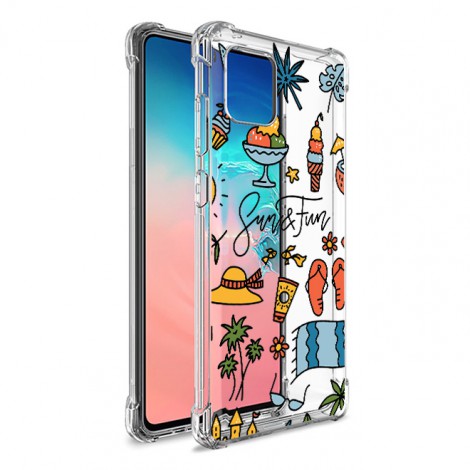 เคส Samsung Anti-Shock [ SUMMER ] สำหรับ Galaxy S22 / S21 / Note20 / 10 / 9 / S20 / FE / S10 / S10e / Plus / Ultra / Lite