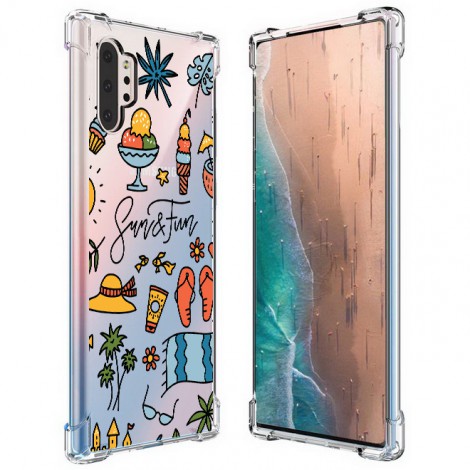 เคส Samsung Anti-Shock [ SUMMER ] สำหรับ Galaxy S22 / S21 / Note20 / 10 / 9 / S20 / FE / S10 / S10e / Plus / Ultra / Lite