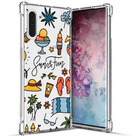 เคส Samsung Anti-Shock [ SUMMER ] สำหรับ Galaxy S22 / S21 / Note20 / 10 / 9 / S20 / FE / S10 / S10e / Plus / Ultra / Lite