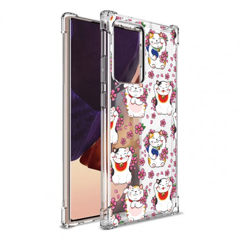 เคส Samsung Anti-Shock [ LUCKY CAT ] สำหรับ Galaxy S22 / S21 / Note20 / 10 / 9 / S20 / FE / S10 / S10e / Plus / Ultra / Lite