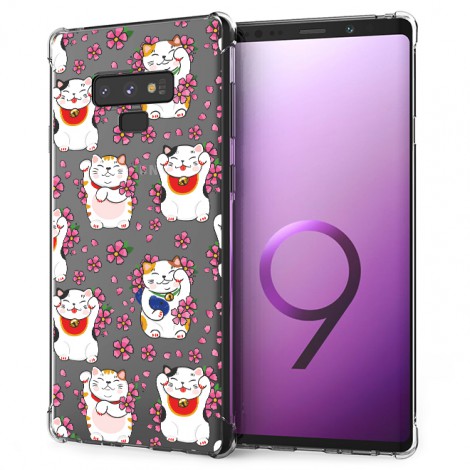 เคส Samsung Anti-Shock [ LUCKY CAT ] สำหรับ Galaxy S22 / S21 / Note20 / 10 / 9 / S20 / FE / S10 / S10e / Plus / Ultra / Lite