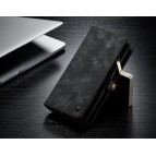 เคสหนังแท้ฝาพับ 2 in 1 Samsung Galaxy Note 9 Caseme Retro Zipper Wallet Case