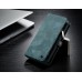เคสหนังแท้ฝาพับ 2 in 1 Samsung Galaxy Note 9 Caseme Retro Zipper Wallet Case