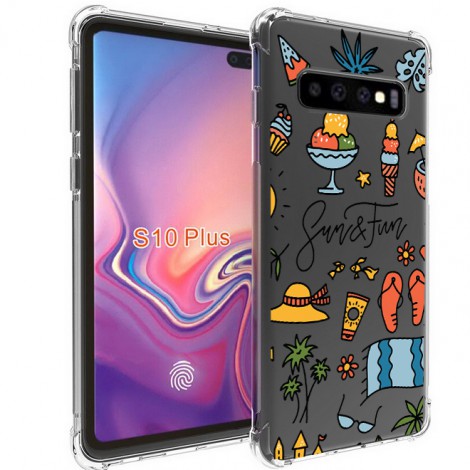 เคส Samsung Anti-Shock [ SUMMER ] สำหรับ Galaxy S22 / S21 / Note20 / 10 / 9 / S20 / FE / S10 / S10e / Plus / Ultra / Lite