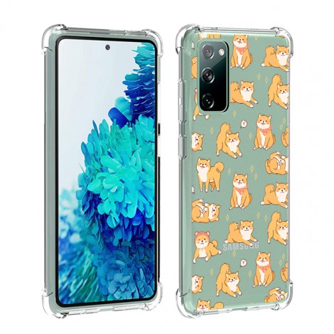 เคส Samsung Anti-Shock [ SHIBA ] สำหรับ Galaxy S22 / S21 / Note20 / 10 / 9 / S20 / FE / S10 / S10e / Plus / Ultra / Lite