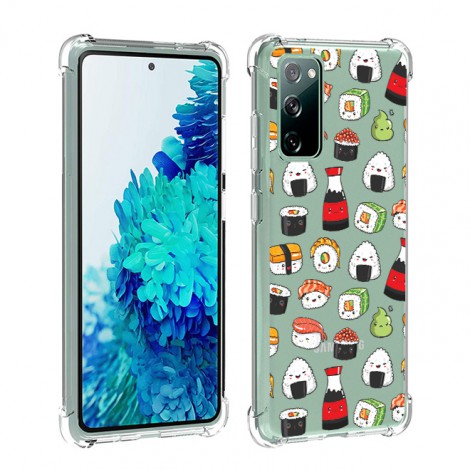 เคส Samsung Anti-Shock [ SUSHI ] สำหรับ Galaxy S22 / S21 / Note20 / 10 / 9 / S20 / FE / S10 / S10e / Plus / Ultra / Lite