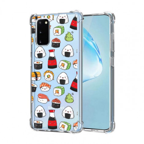 เคส Samsung Anti-Shock [ SUSHI ] สำหรับ Galaxy S22 / S21 / Note20 / 10 / 9 / S20 / FE / S10 / S10e / Plus / Ultra / Lite