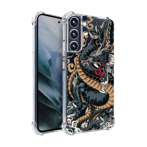 เคส 3D Anti-Shock Premium Edition [ DRAGON RYUJIN ] สำหรับ Galaxy S22 / S21 / Note20 / Note10 / Note9 / S20 / FE / S10 / S10e / Plus / Ultra / Lite