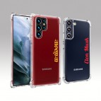 เคสพิมพ์ชื่อ สำหรับ Galaxy S22 / S21 / Note20 / Note10 / Note9 / S20 / FE / S10 / S10e / Plus / Ultra / Lite (ข้อความแนวนอน)