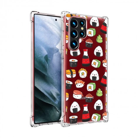 เคส Samsung Anti-Shock [ SUSHI ] สำหรับ Galaxy S22 / S21 / Note20 / 10 / 9 / S20 / FE / S10 / S10e / Plus / Ultra / Lite