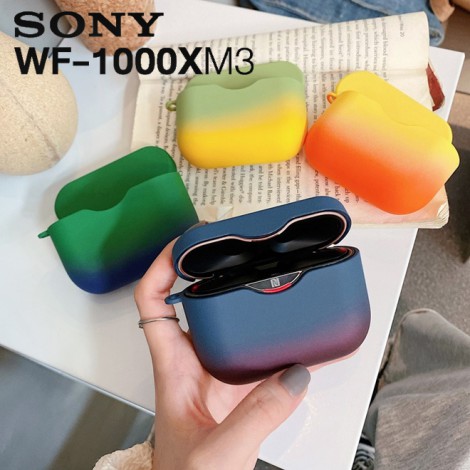 เคส Sony WF-1000XM3 Gradient Two-tone Earphone Protective Case เคส Sony WF-1000XM3 Gradient Two-tone Earphone Protective Case