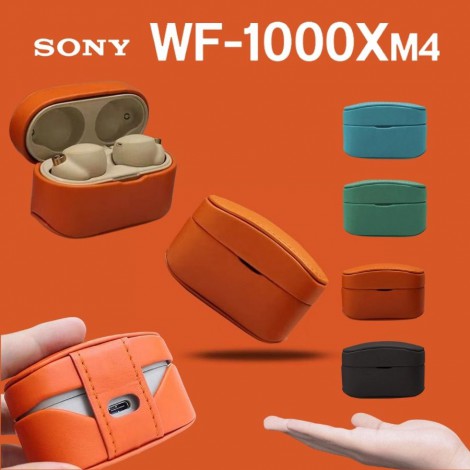 (ส่งจากไทย) เคสหนัง Sony WF-1000XM4 Leather Earphone Cover Bag
