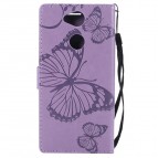 เคสหนังฝาพับ SONY Xperia 10 The Butterfly Colorful Leather Case