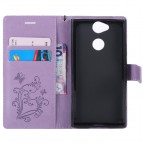 เคสหนังฝาพับ SONY Xperia 10 The Butterfly Colorful Leather Case