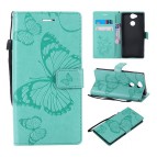 เคสหนังฝาพับ SONY Xperia 10 The Butterfly Colorful Leather Case
