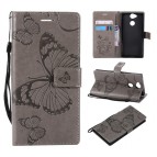 เคสหนังฝาพับ SONY Xperia 10 The Butterfly Colorful Leather Case
