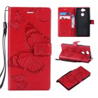 เคสหนังฝาพับ SONY Xperia 10 The Butterfly Colorful Leather Case