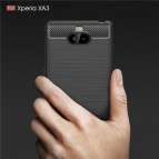เคส SONY Xperia 10 Carbon Fiber Metallic 360 Protection TPU Case
