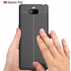 เคส SONY Xperia 10 Dermatoglyph Full Cover Leather TPU Case