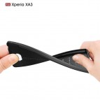 เคส SONY Xperia 10 Dermatoglyph Full Cover Leather TPU Case