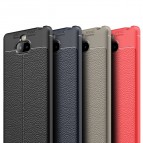 เคส SONY Xperia 10 Dermatoglyph Full Cover Leather TPU Case