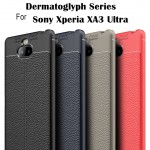 เคส SONY Xperia 10 Plus (10+) Dermatoglyph Full Cover Leather TPU Case