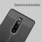 เคส SONY Xperia 1 Dermatoglyph Full Cover Leather TPU Case