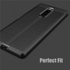 เคส SONY Xperia 1 Dermatoglyph Full Cover Leather TPU Case