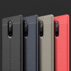 เคส SONY Xperia 1 Dermatoglyph Full Cover Leather TPU Case