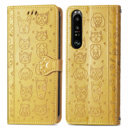 เคสหนัง SONY Xperia 1 III / 10 III / 1 II / 10 II  Pet Cute Wallet Flip Case