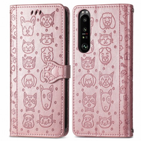 เคสหนัง SONY Xperia 1 III / 10 III / 1 II / 10 II  Pet Cute Wallet Flip Case