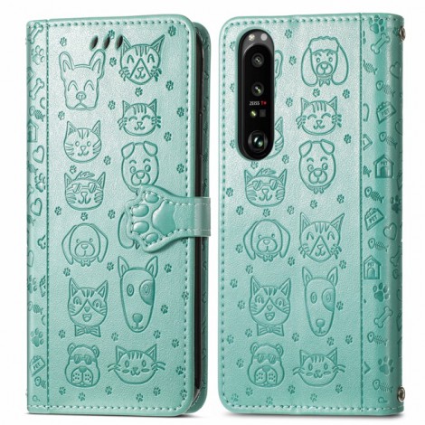 เคสหนัง SONY Xperia 1 III / 10 III / 1 II / 10 II  Pet Cute Wallet Flip Case