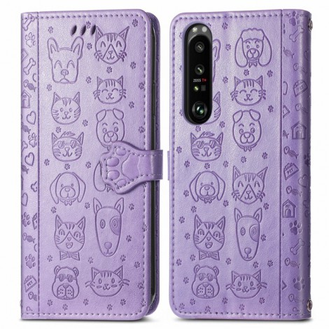 เคสหนัง SONY Xperia 1 III / 10 III / 1 II / 10 II  Pet Cute Wallet Flip Case