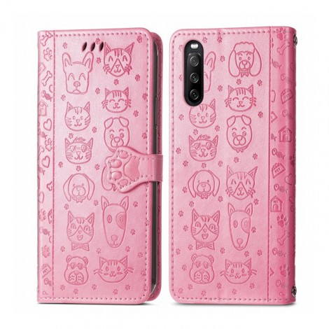 เคสหนัง SONY Xperia 1 III / 10 III / 1 II / 10 II  Pet Cute Wallet Flip Case