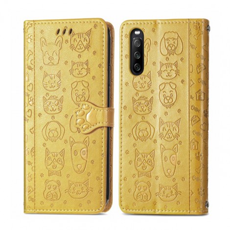 เคสหนัง SONY Xperia 1 III / 10 III / 1 II / 10 II  Pet Cute Wallet Flip Case