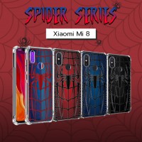 เคส Xiaomi Mi 8 Spider Series 3D Anti-Shock Protection TPU Case