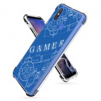 เคส Xiaomi Mi Max 3 Anti-Shock Protection TPU Case [Gamer Illustration Blue]