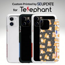 แผ่นพลาสติกกันรอย พิมพ์ลาย SHIBA สำหรับเคส Telephant NMDer Bumper iPhone 12 / 11 / Pro / Pro Max