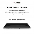 ZEELOT ฟิล์มกระจก พรีเมี่ยม Corning กันฝุ่น  สำหรับ iPhone 12 / Pro / Max / mini