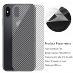 ฟิล์มกันรอยด้านหลัง ลายเคฟล่า สำหรับ iPhone 7 / 8 / Plus / X / XS / XS Max / XR