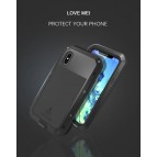 เคส iPhone X / XS Lovemei Powerful Metal Bumper [ปกป้องทั้งตัวเครื่อง]