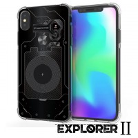 เคส iPhone XS Max [Explorer II Series] 3D Anti-Shock Protection TPU Case