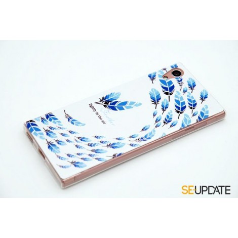 เคส SONY Xperia【SE-Update 】 3D Graphic TPU Case : Feather
