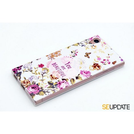 เคส SONY Xperia【SE-Update 】 3D Graphic TPU Case : You are beautiful